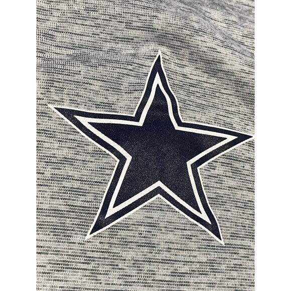 Dallas Cowboys Shirt Mens L Nike On Field Long Sleeve Gray Dri Fit EUC - Picture 9 of 11